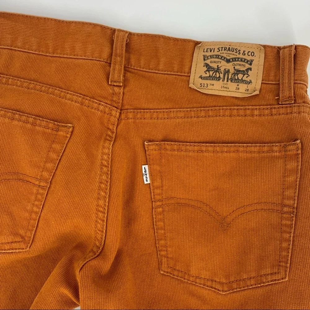 Levi's Men's Corduroy Pants in Rust Brown